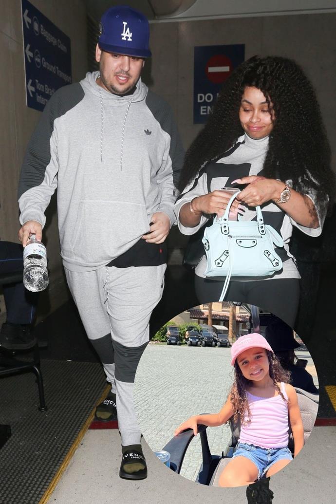 Robert was in a brief relationship with Blac Chyna and the two share daughter Dream.