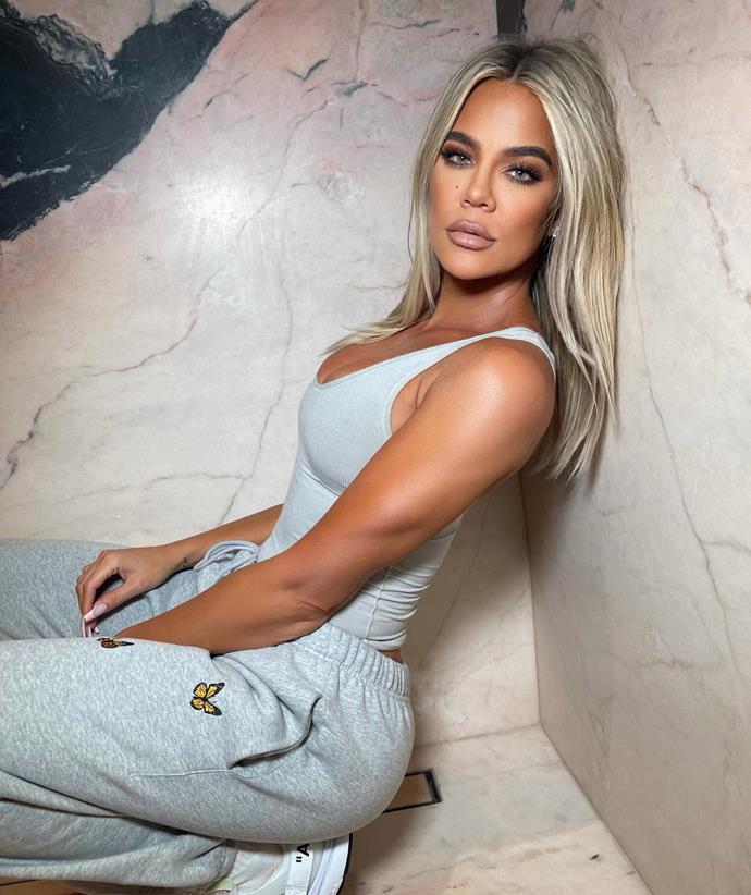 Khloe 'broke the internet' when she revealed her latest transformation in 2021.