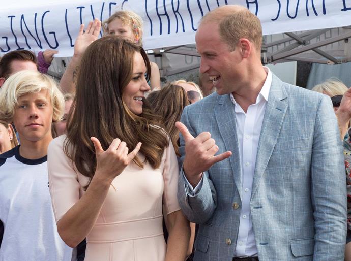 Shakkas! The royal couple embrace their inner surfers in 2016.