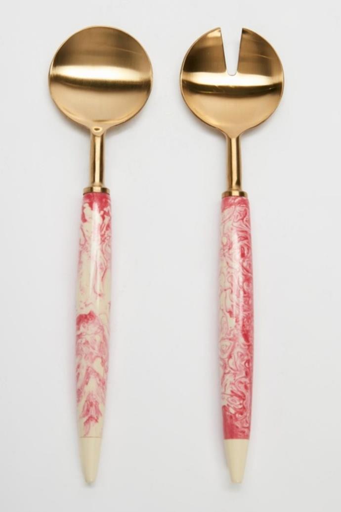 With brass coated handles and a pink marble design, these servers are a touching gift that will make your mum think of you every time she hosts. 
<br><Br>
**KIP&CO Salad Servers, $79.00, [The Iconic.](https://www.theiconic.com.au/salad-servers-1330716.html|target="_blank"|rel="nofollow")**