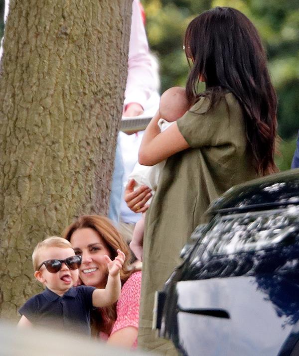 Louis enjoyed a playdate with his cousin, Archie Harrison Mountbatten-Windsor, at the King Power Royal Charity Polo Match in July 2019.