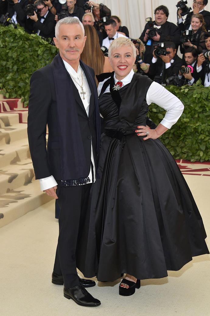 **HIT:** Baz Luhrmann and Catherine Martin, 2018.
<br><br>
They basically look like Hugh and Deborra if they amped their looks up a notch, so it's a hit.