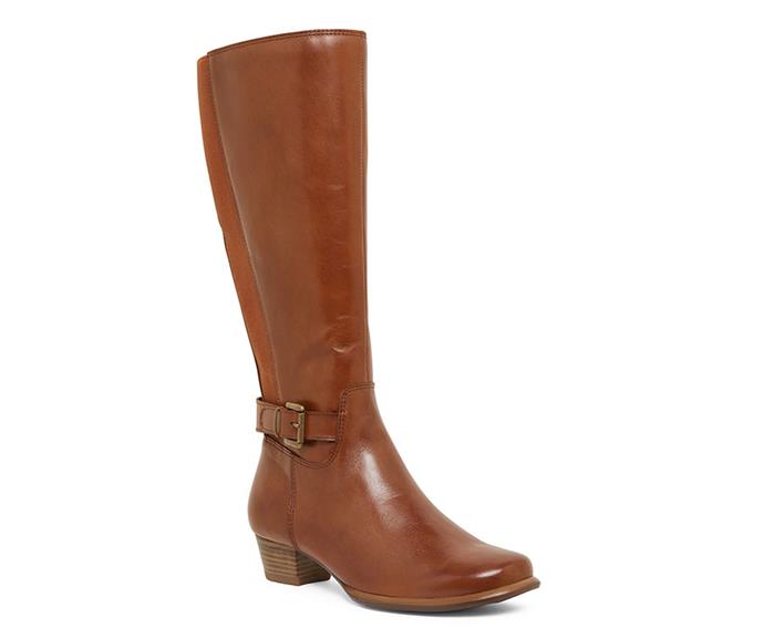 Wide Steps Diesel Mid Brown Glove Boots, $289.95, available at Myer.