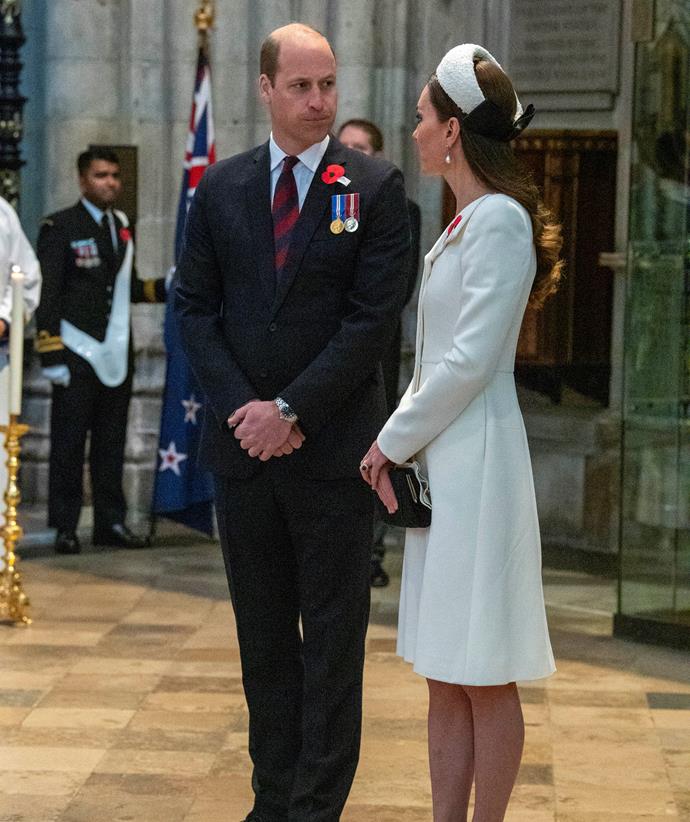 Even though they weren't physically touching, royal watchers went into a frenzy when the Duke and Duchess gazed lovingly into each other's eyes.