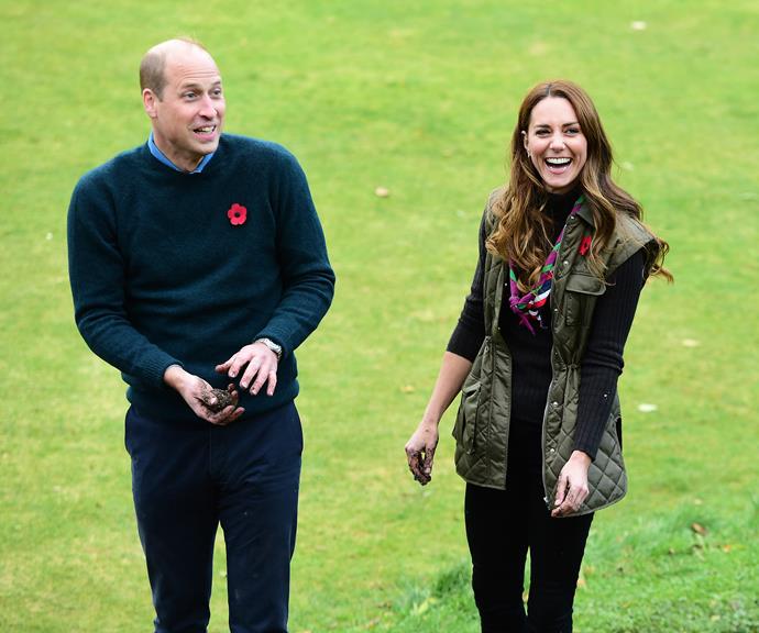 Still kids at heart, the Cambridges shared a laugh in the mud during a down-to-earth engagement in Glasgow.