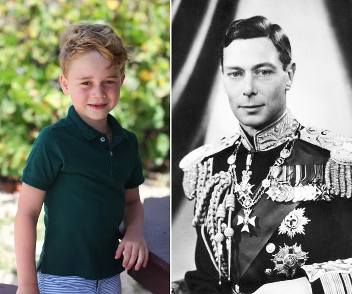 There was also a bit of a royal resemblance between him and great-great-grandfather King George VIII.