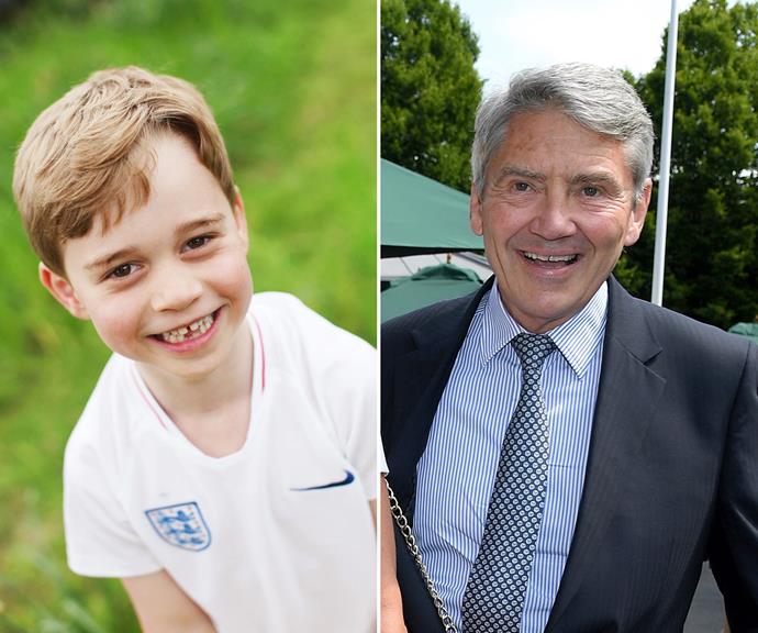 As a young boy, royal watchers noticed George was starting to look like his grandfather Michael Middleton.