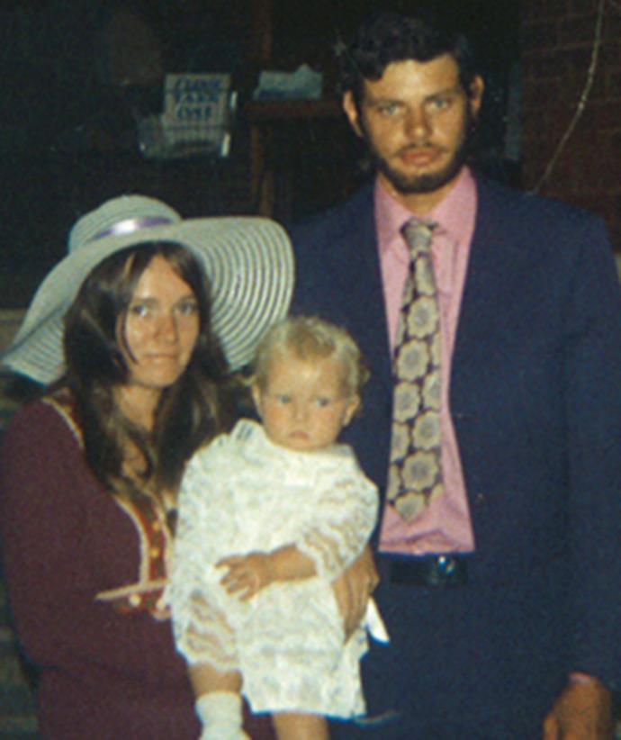 Lily with her first husband and their daughter Amanda, in a photo taken in 1973.