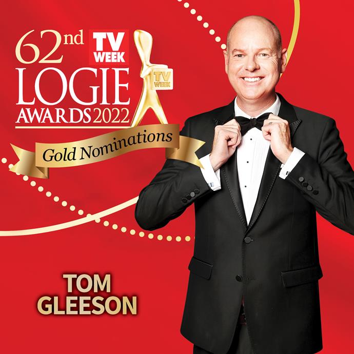 Tom Gleeson is also up for the Most Popular Presenter Award.