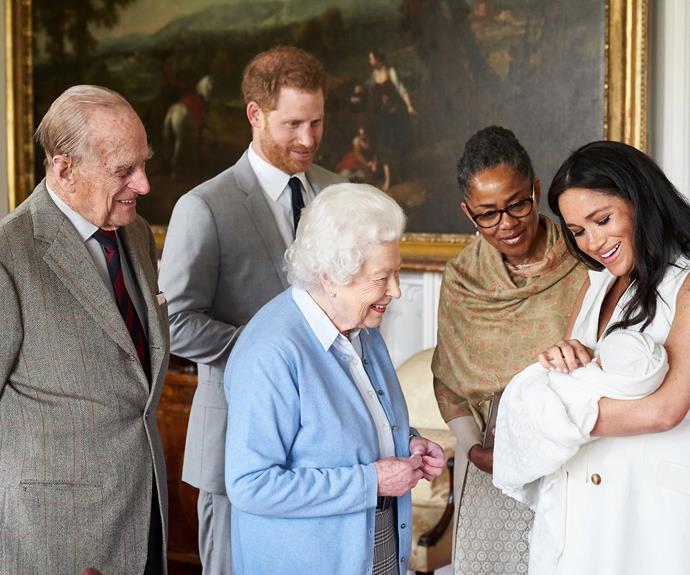 The couple introduced Archie to the Queen in 2019.