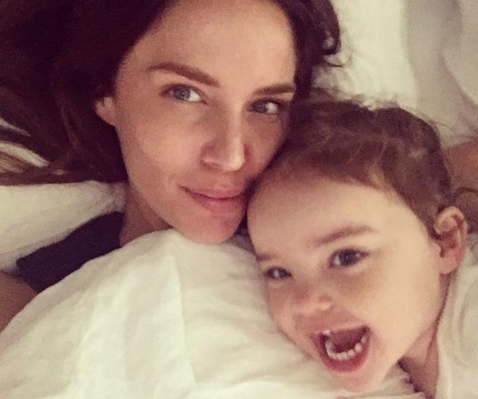 Jodi posted this post-Easter cuddle on Instagram and wrote, "Our resting Easter faces after too much chocolate👯Happy Easter xx."