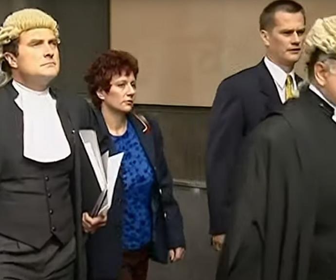 Kathleen Folbigg walks to court in 2003.