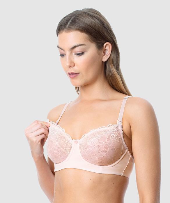 **If you've been looking for a cute nursing bra that goes past a D cup:** Hotmilk Maternity Lingerie Temptation Nursing Bra, $79.95, from [The Iconic.](https://www.theiconic.com.au/temptation-nursing-bra-flexi-underwire-885896.html|target="_blank"|rel="nofollow")