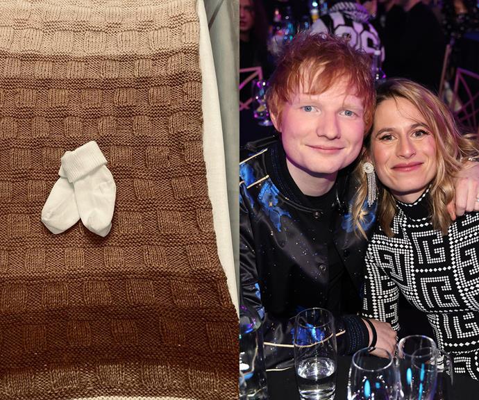 **Ed Sheeran and Cherry Seaborn**
<br><br>
On May 20, Ed Sheeran announced he and wife Cherry Seaborn had quietly welcomed their second child together. 
<br><br>
"Want to let you all know we've had another beautiful baby girl. We are both so in love with her, and over the moon to be a family of 4 x," Ed wrote on Instagram alongside a photo of baby booties. 
<br><br>
The couple are also parents to 18-month-old daughter Lyra Antarctica Seaborn Sheeran.