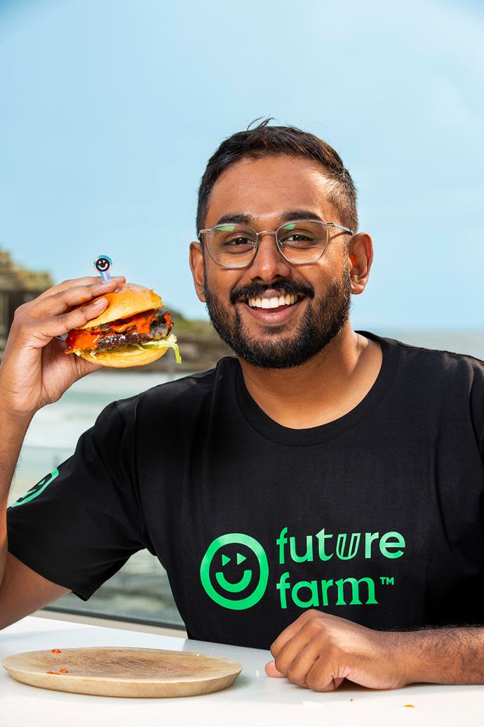 Justin's latest project with Future Farm is all about cooking up the perfect plant-based burger.