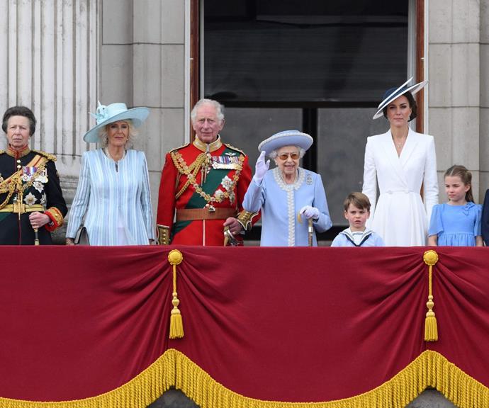 The Queen "greatly enjoyed" Trooping the Colour and the Flypast.