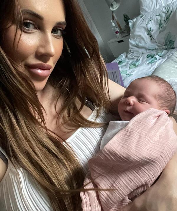 **Beck Zemek**
<br><br>
The former *MAFS* bride announced in early June that [her daughter](https://www.nowtolove.com.au/parenting/celebrity-families/beck-zemek-baby-birth-71367|target="_blank") with partner Ben Michell had arrived on May 29.
<br><br>
"Welcome to the world our gorgeous little girl... Immy Michell," Beck wrote over clips of her newborn bub swaddled in hospital.
<br><br>
"Our hearts are so full, we never knew there could be a love like this. Here's to the next chapter in our lives, the three of us."