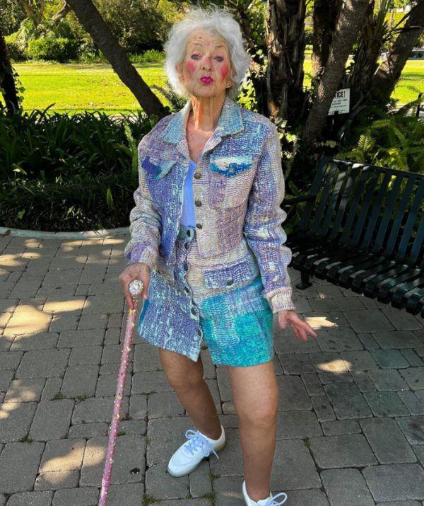 This sassy 90-year-old has over three million followers on Instagram.