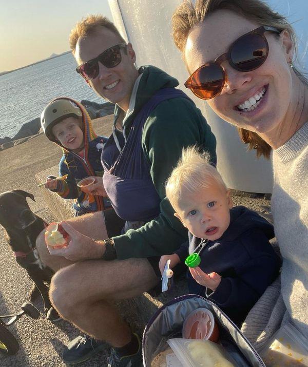 Soon after after Lisa became a grandmother-of-three, her daughter Morgan shared a bunch of adorable snaps of their family of five, saying the "first two and a half weeks have gone by so fast 💙".