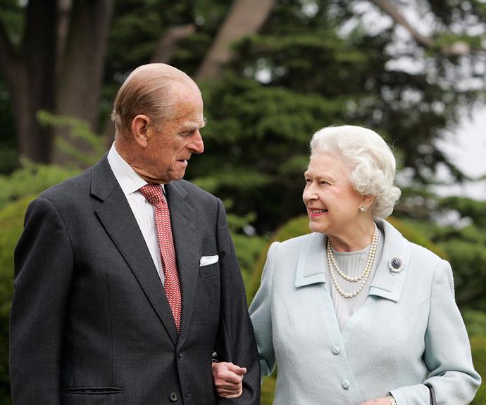 The Queen and The Duke of Edinburgh re-visit Broadlands to mark their Diamond Wedding Anniversary on November 20, 2007.