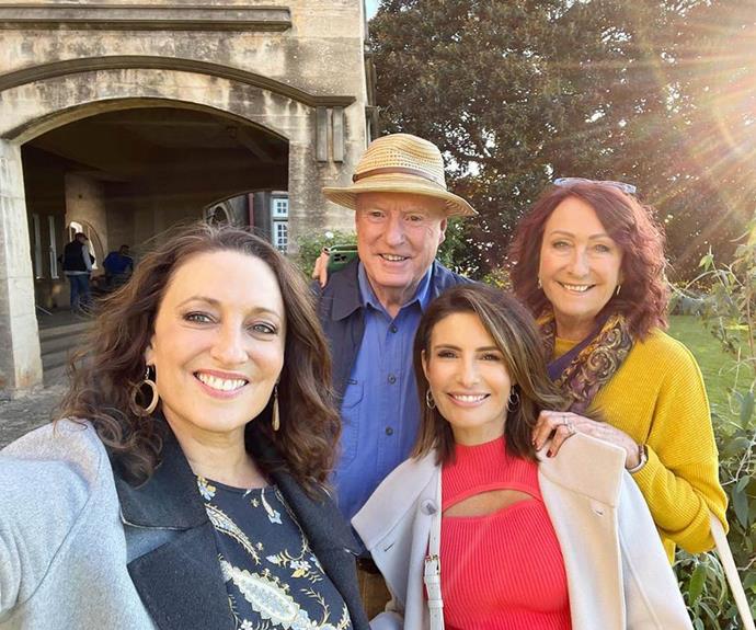 Ray and fellow Summer Bay veterans Georgie Parker, Lynne McGranger and Ada Nicdemou.