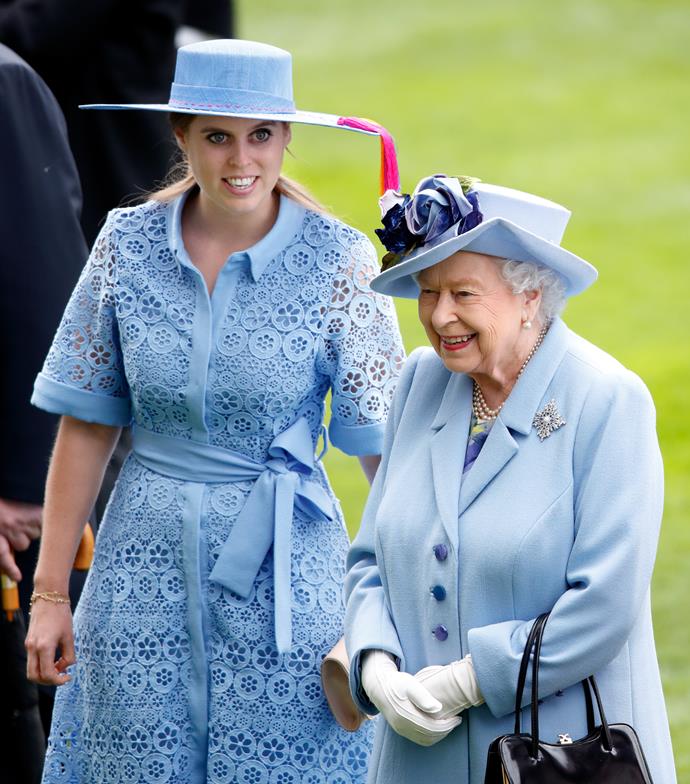Matching with granny! The princess and the Queen both looked beautiful in blue at Royal Ascot 2019.