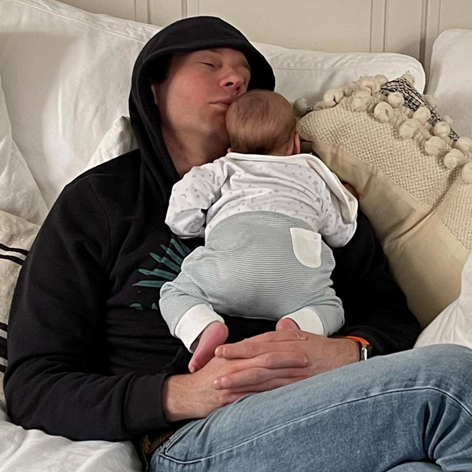 They do say to sleep when the baby sleep after all...