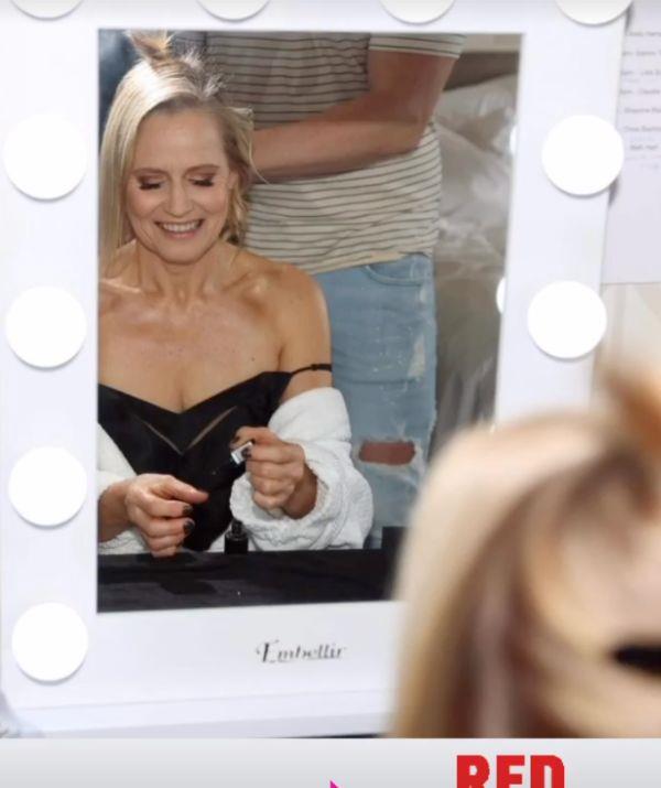 *The Block*'s Shaynna Blaze showed off her smoky eye in this glorious mirror picture ahead of the red carpet.