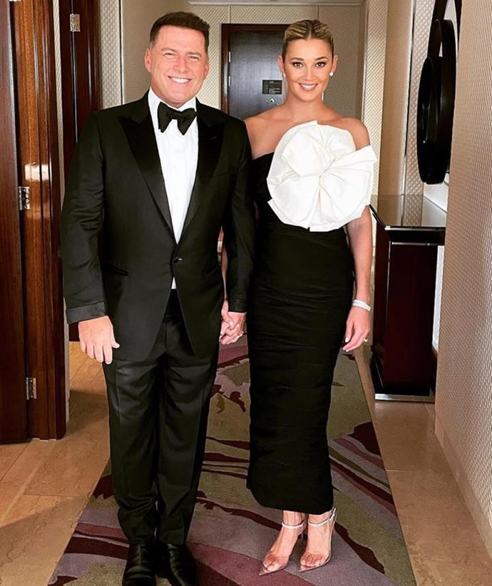Gold Logie nominee Karl Stefanovic and his wife Jasmine were couple goals!