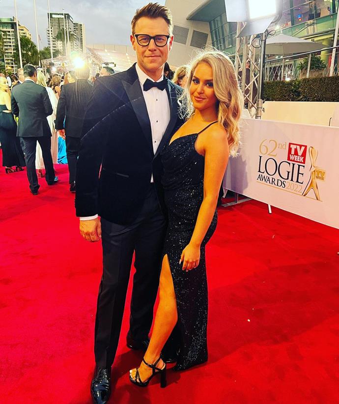 Rodger brought his daughter along to the TV WEEK Logies.