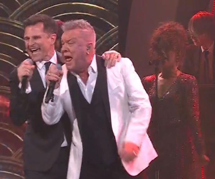 It was a family reunion part two at the Logie Awards when Jimmy, David, Jacki, and Mahalia performed together.