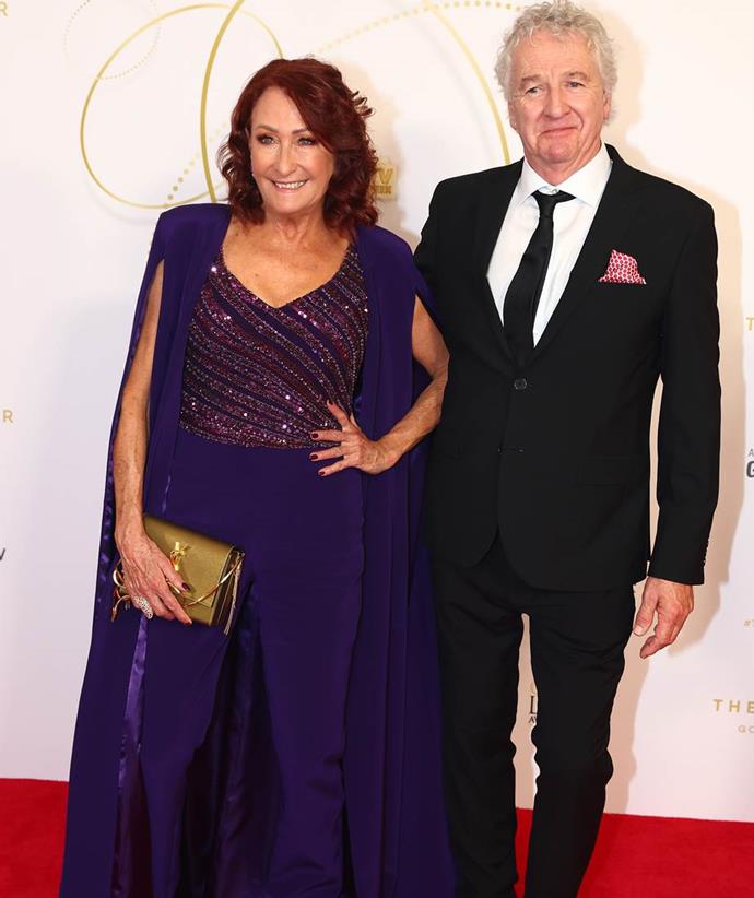 Lynne McGranger and Shane Withington dazzled on the red carpet. Speaking to *TV WEEK* from the red carpet, Lynne revealed why she loves playing Irene. "I love Irene and I love that she does dumb stuff like all of us. I love that I get to live her life. It never gets boring, it's always fun and there's always a drama around the corner," she said.