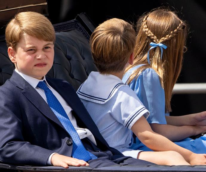 During Trooping the Colour, Prince George battled the sun in his carriage, and most of the world can relate to the former detail.