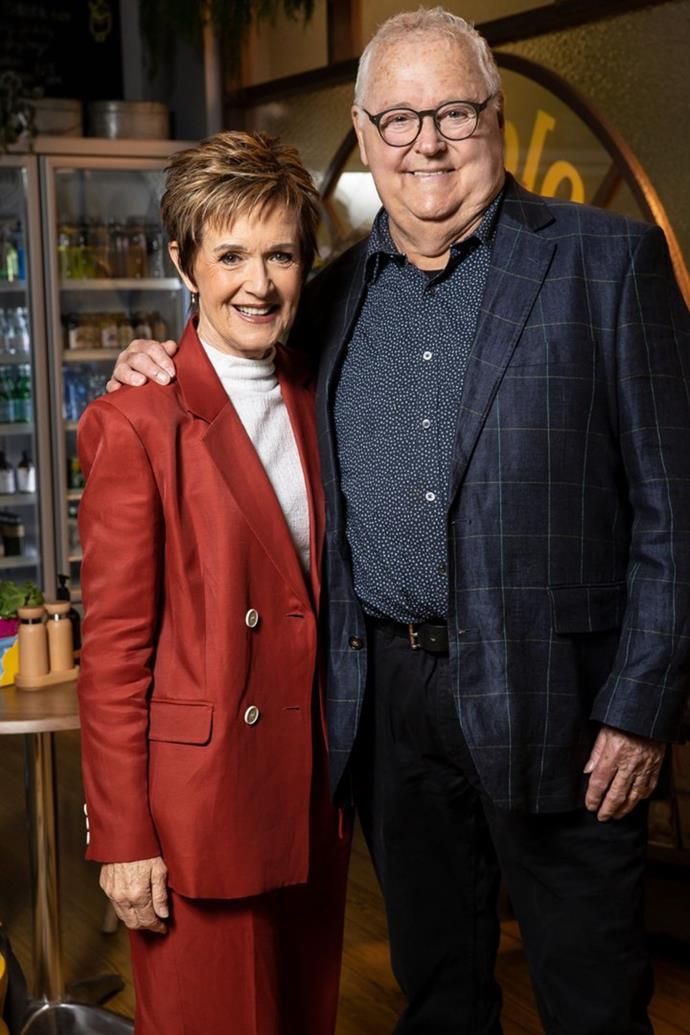 Susan and Harold will always live on! Jackie Woodburne and Ian Smith posed together.