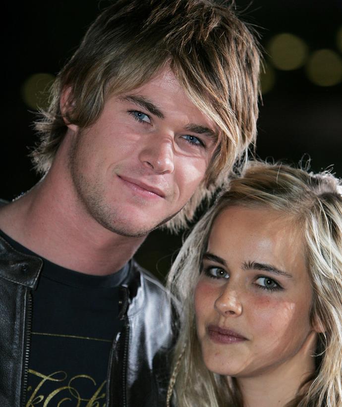 Back in the day, Chris Hemsworth and Isabel Lucas, who played Kim and Tasha on the show, were the real deal. You'll *probably* be familiar with the fact that they didn't last - Chris is now happily married to stunning Spanish actress [Elsa Pataky](https://www.nowtolove.com.au/parenting/family/chris-hemsworth-and-elsa-pataky-family-photos-44725|target="_blank") with whom he shares three adorable kids. 