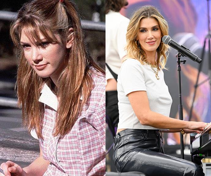**Delta Goodrem**
<br><br>
[Delta got her big break on *Neighbours*](https://www.nowtolove.com.au/celebrity/celeb-news/delta-goodrem-career-timeline-69832|target="_blank") when she played budding singer Nina Tucker. Since leaving the soap in 2005 (save a brief return in 2015) Delta has enjoyed a successful music career here and overseas.
<br><br>
The singing sensation has appeared on the judging panel on seven seasons of *The Voice*. She's also racked up a total of nine number-one singles and 17 top-ten hits on the ARIA Singles Chart.
