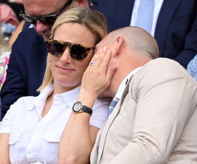 Zara and Mike looked more loved up than ever as they attended Wimbledon in 2022.