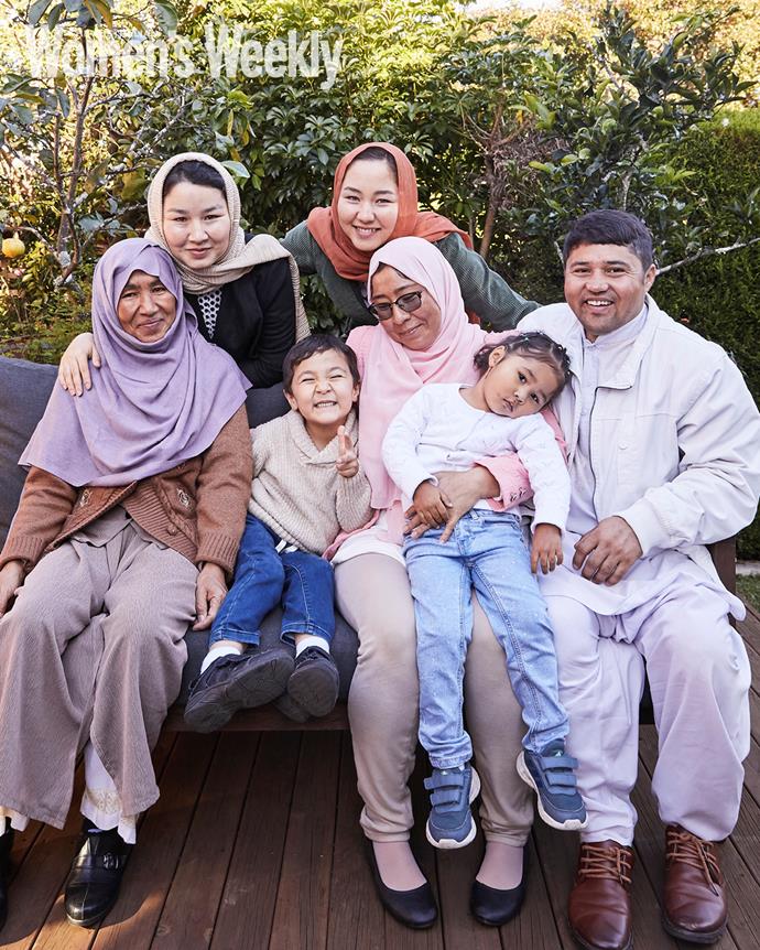 The family reunited in safety in Australia after escaping the horror of the takeover of Kabul by the Taliban.