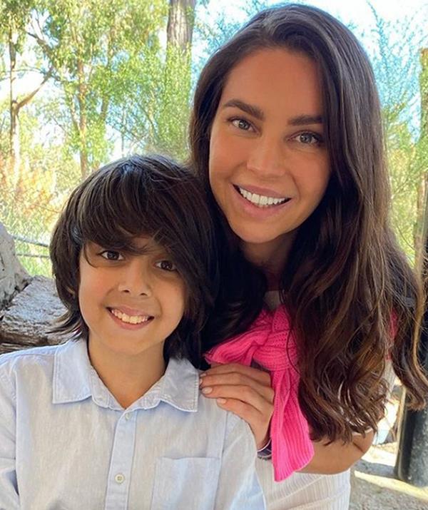Having her 11-year-old son Pheonix on set to cheer her on was the icing on the cake.