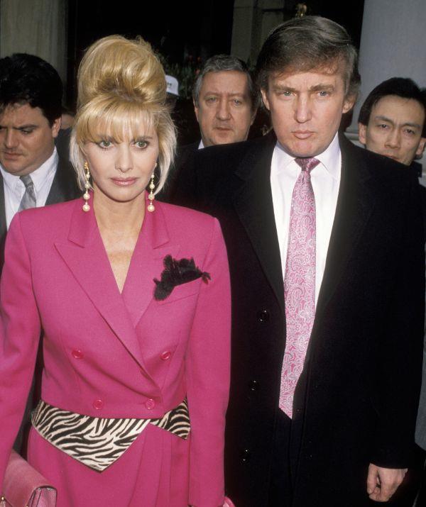 Ivana and Donald Trump married in 1977.