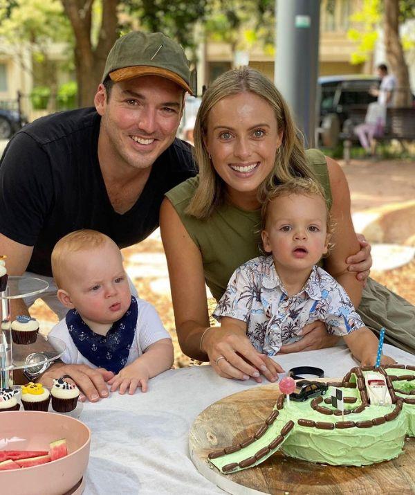 "Cars on a cake and cuddles with mates…Oscar had the best time at his party. A fun little afternoon celebrating our sweet boy's 2nd birthday. 🎂 🚗 🤗," wrote Sylvia alongside this picture from her son's birthday.