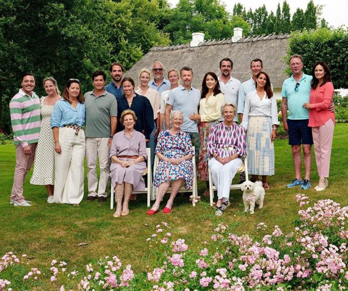 The Danish royal family have released brand new photos of the royal clan together to mark a very special occasion.