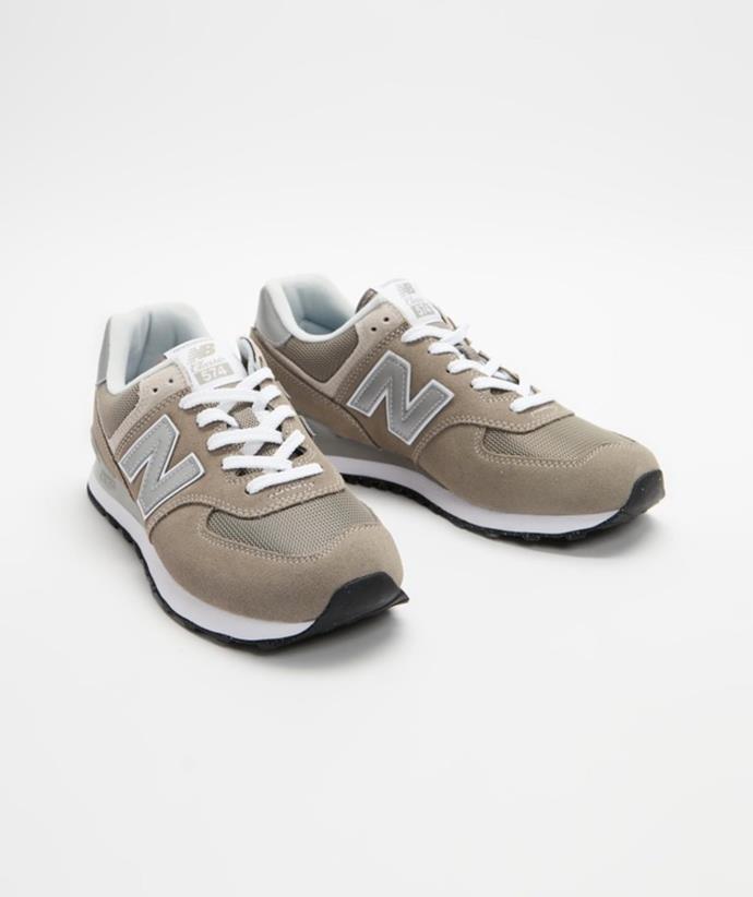 **New Balance Classic 574 sneakers in grey, $140 at [The Iconic](https://www.theiconic.com.au/574-men-s-1513973.html|target="_blank"|rel="nofollow")**<br><br>
The Jerry Seinfeld-inspired jeans and sneaker combo gets a chic makeover with these puppies. 
<br><br>
**[SHOP NOW](https://www.theiconic.com.au/574-men-s-1513973.html|target="_blank"|rel="nofollow")**