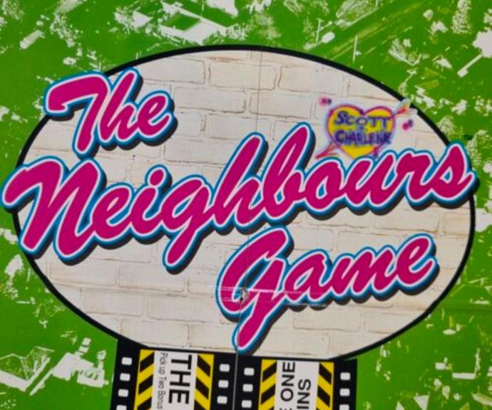 **[Vintage 'The *Neighbours* Game' Crown Andrews (1988), ebay, $29.95](https://www.ebay.com.au/itm/155047331294?epid=1378048115&hash=item24198a85de:g:y-gAAOSwUYBispN9&amdata=enc%3AAQAHAAAA4Pl%2FOiLnCvDwV%2FpUBa7ID5BRn1fjd5381JPxN9DFOJwH8%2BLFh02%2B3fB21Tcy4H%2BPFkgbqiaHapOBRXOhaX38BEq2BWq4nb8d4uvfgDL0Fb%2FxOGpL7hyPs3NiIEWsux4MaYqW8m5U5KyLXKm0uhxyVcCWTpmNqVGKGZlYjMEoO%2FgZ1QwXXRlGBw%2B54DCxWkYTKvHkox%2BVNexDCBJDqlyzGjzU%2FIAFCsGVWOGJPWnlkELrGV9viSEYuytQd3F4XgfbSa9Om21fF%2B9HXsqjmkmogScVTxGdj6y2qPD%2Bs7%2FtCr8S%7Ctkp%3ABFBM1pzE4sdg&frcectupt=true|target="_blank")**
<br><br>
Be the hit of your next games night - and show off your soap knowledge - with this second-hand *Neighbours* game.
<br><br>