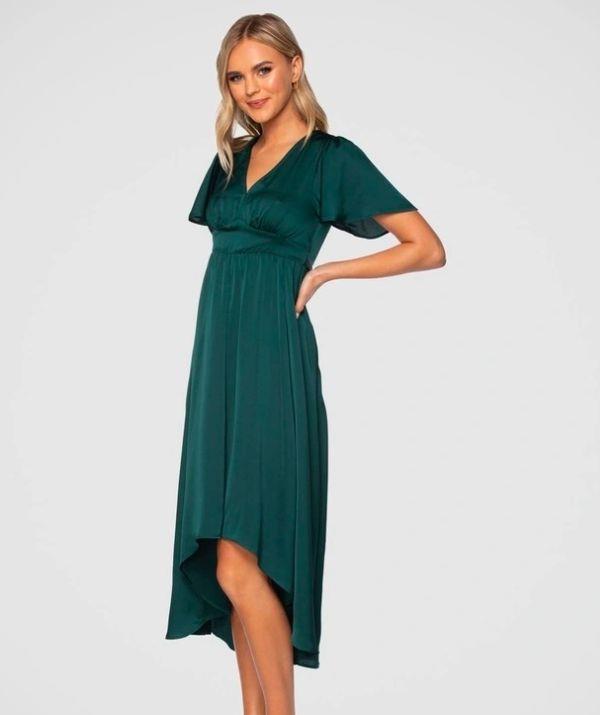**Pilgrim Valeria Dress in Emerald, Myer, $189.95**. **[SHOP HERE](https://www.myer.com.au/p/pilgrim-valeria-dress-in-emerald|target="_blank")**