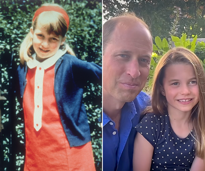 Charlotte appeared in a rare video with dad William to cheer on the British women's football team the Lionesses, and fan's couldn't deny how much the princess resembled her late grandmother Princess Diana as a young girl.
<br><br>
**Watch the sweet video below.**