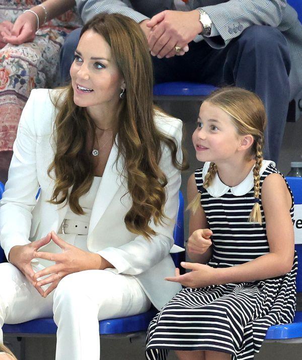 Princess Charlotte watched the races with glee.