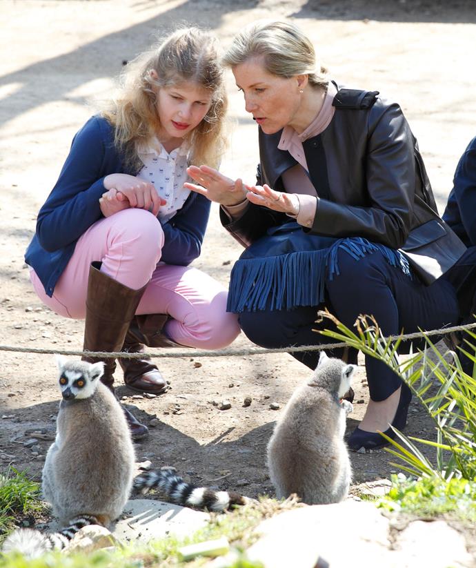 Away from royal life, Louise got to enjoy activities like zoo visits and family holidays with her parents.