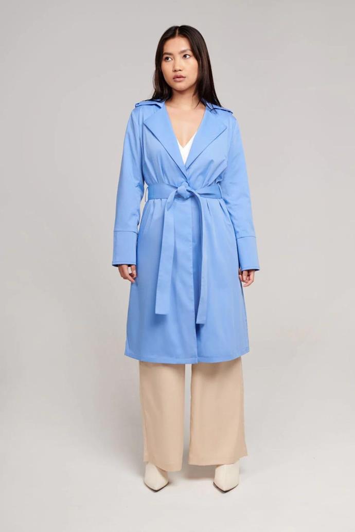 **Azure Meadow trench coat, $329, [Ergonaut](https://go.linkby.com/TMRUMGXQ/products/azure-meadow-trench-coat|target="_blank"|rel="nofollow")** <br><br>
Add a pop of colour to brighten up a gloomy winter day with this stunning Azure Meadow trench coat by Ergonaut. Plus, it feels just as comfy and soft as loungewear. We're adding to cart immediately. <br><br>
**[SHOP NOW](https://go.linkby.com/TMRUMGXQ/products/azure-meadow-trench-coat|target="_blank"|rel="nofollow")**