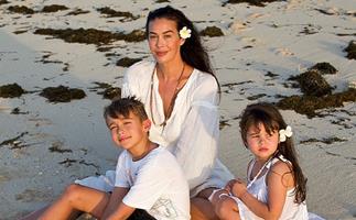 Why Megan Gale is a model mum in more ways than one when it comes to her and Shaun Hampson' kids